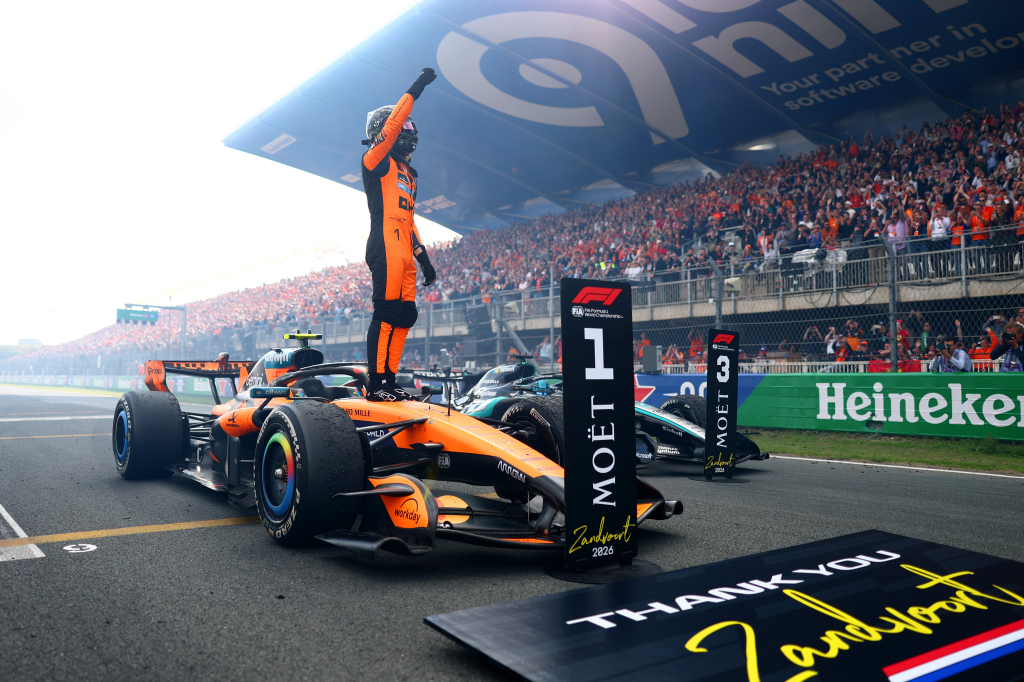 Norris brilliantly wins farewell ducth grand&nbsp;prix